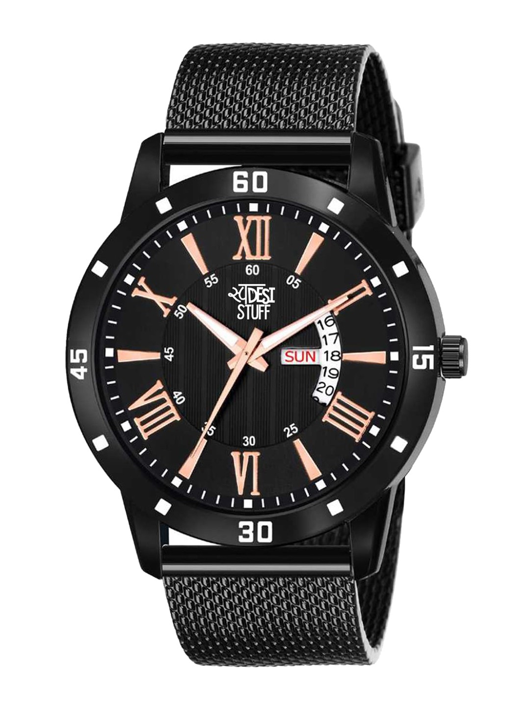 

SWADESI STUFF Boys Black Analogue Watch SDS 70