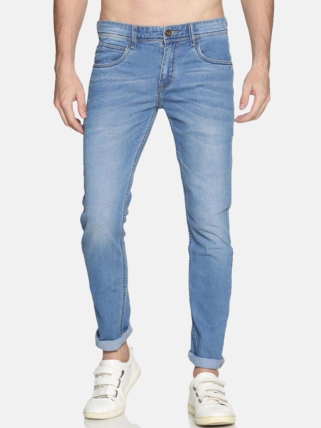 

Chennis Men Blue Slim Fit Mid-Rise Clean Look Jeans