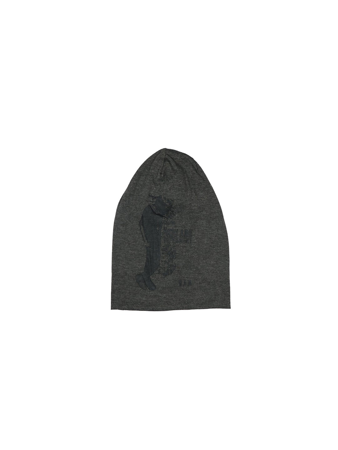 

Bunnywave Unisex Grey Printed Beanie