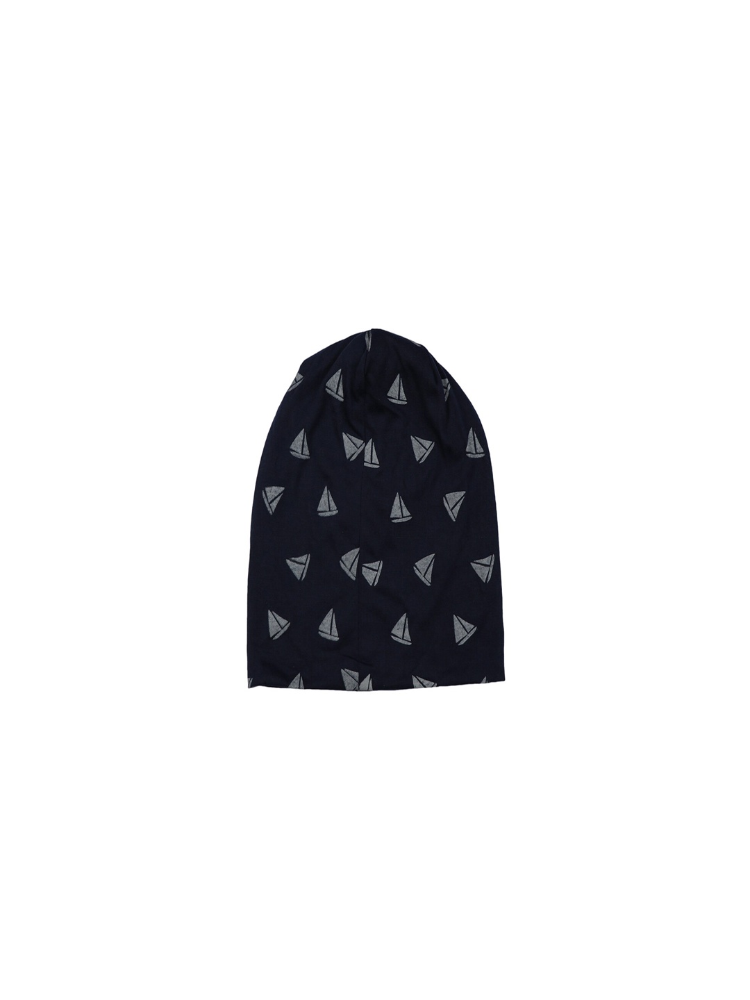 

Bunnywave Unisex Black Printed Beanie
