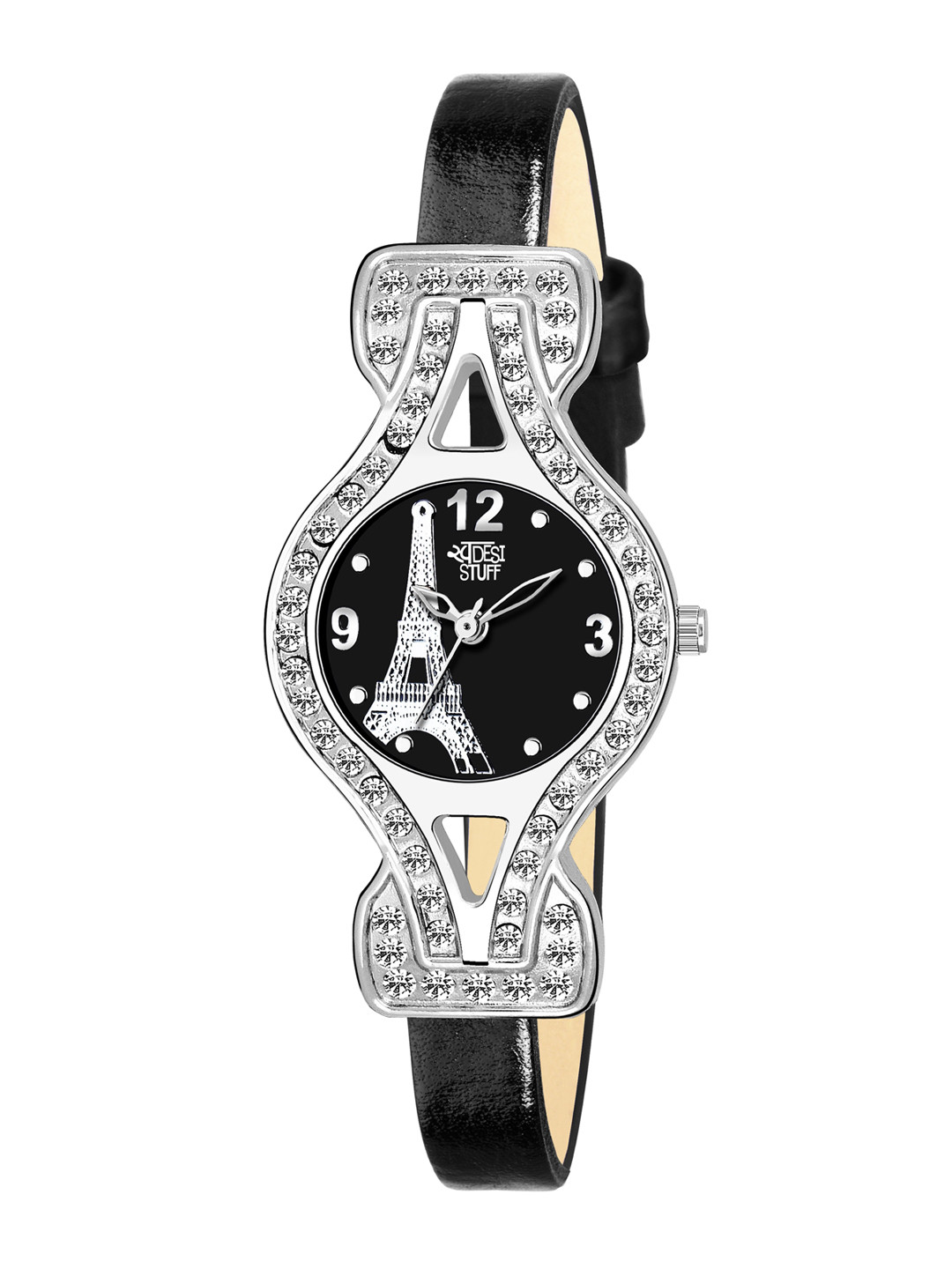 

SWADESI STUFF Girls Black Analogue Watch