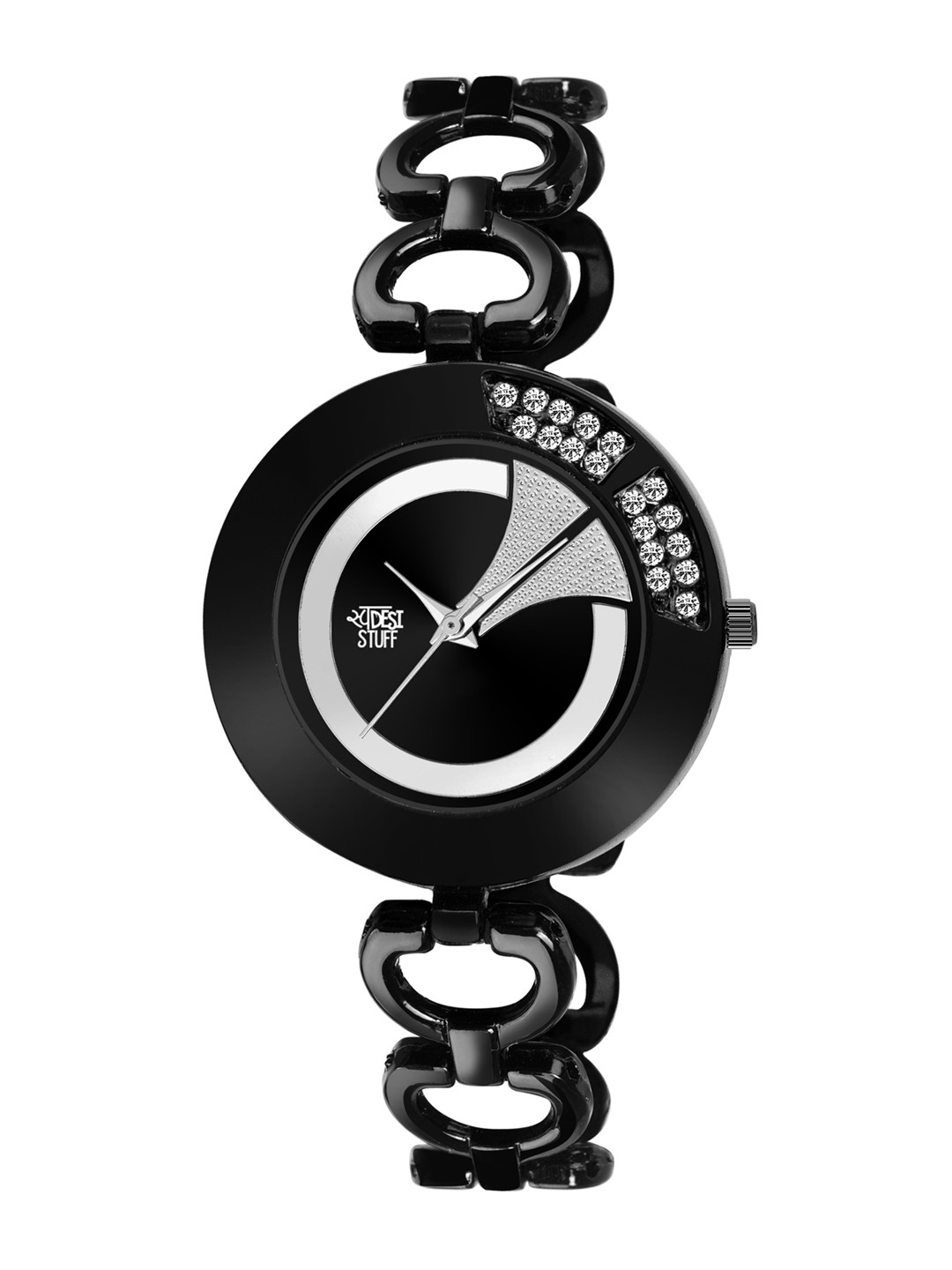

SWADESI STUFF Girls Black Analogue Watch SDS 108 BLACK