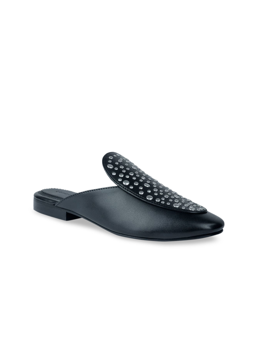 

London Rag Women Black Embellished Mules