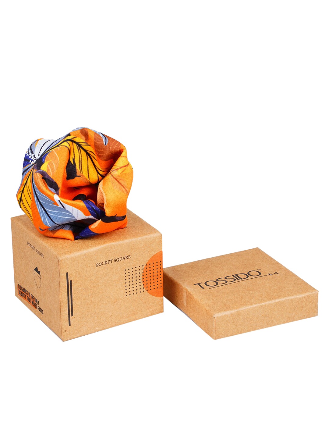 

Tossido Men Multicolored Printed Pocket Square, Multi