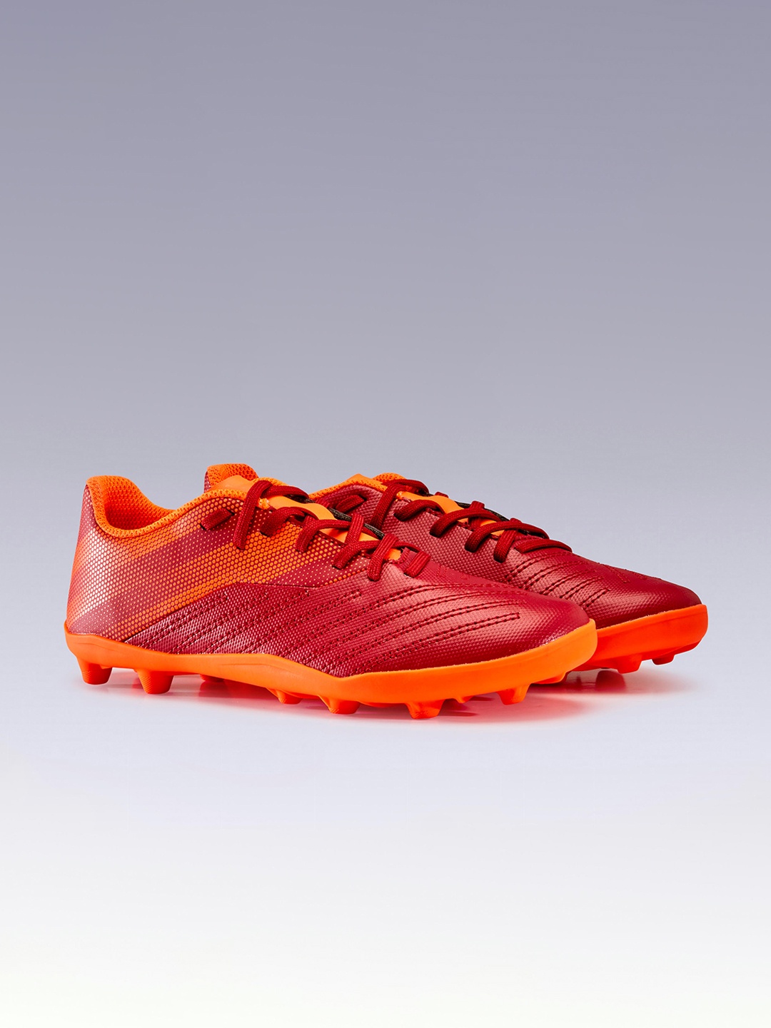 

Kipsta By Decathlon Kids Red Football Shoes Agility 140 FG