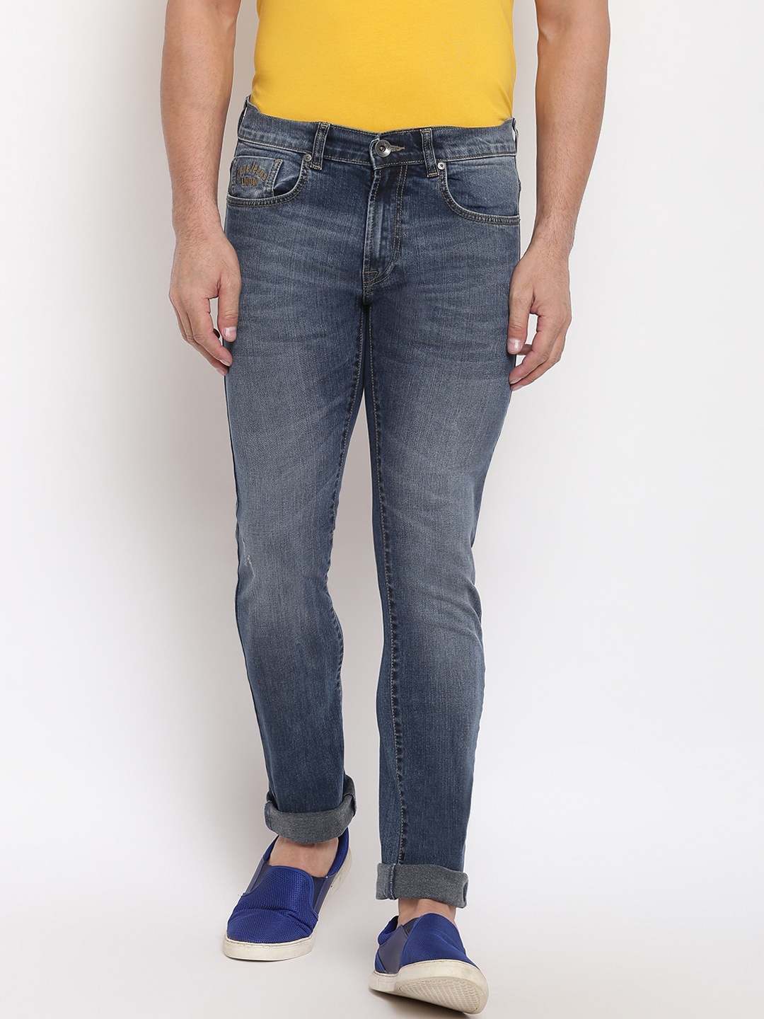 

Pepe Jeans Men Blue Slim Fit Mid-Rise Clean Look Jeans