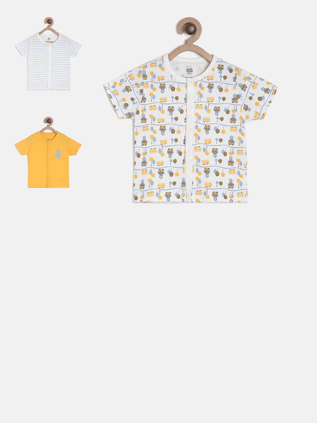 

MINI KLUB Boys Multicoloured Printed Round Neck T-shirt, Multi