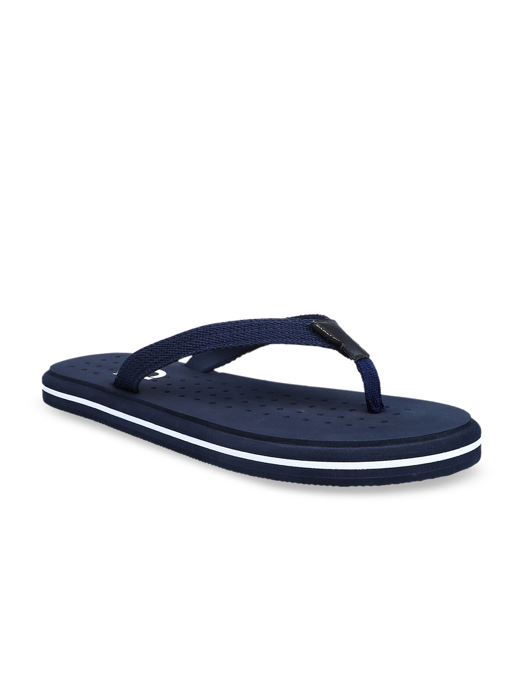 

Carlton London sports Men Navy Blue Solid Thong Flip-Flops