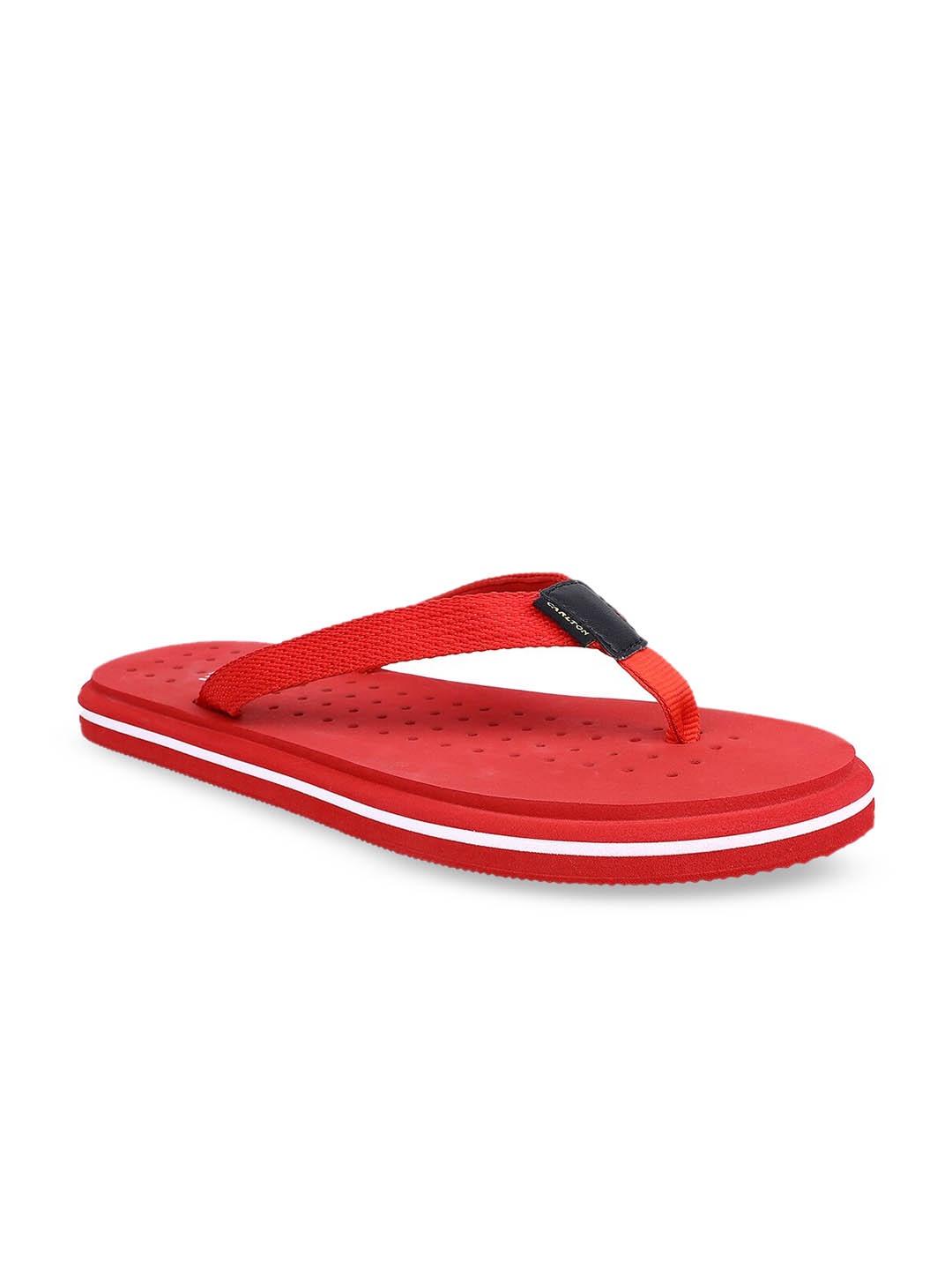 

Carlton London sports Men Red Solid Thong Flip-Flops