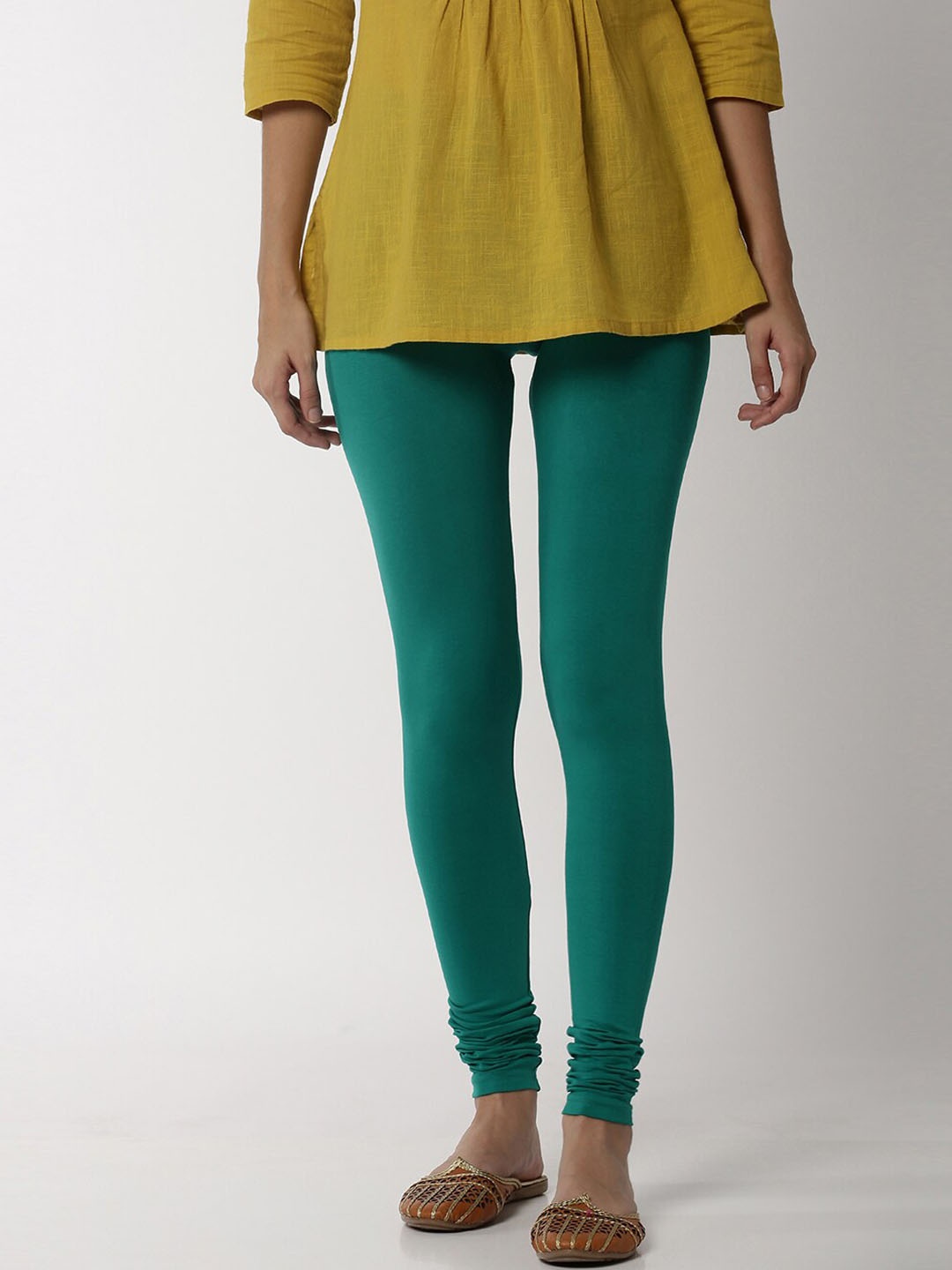 

Soch Women Green Solid Churidar