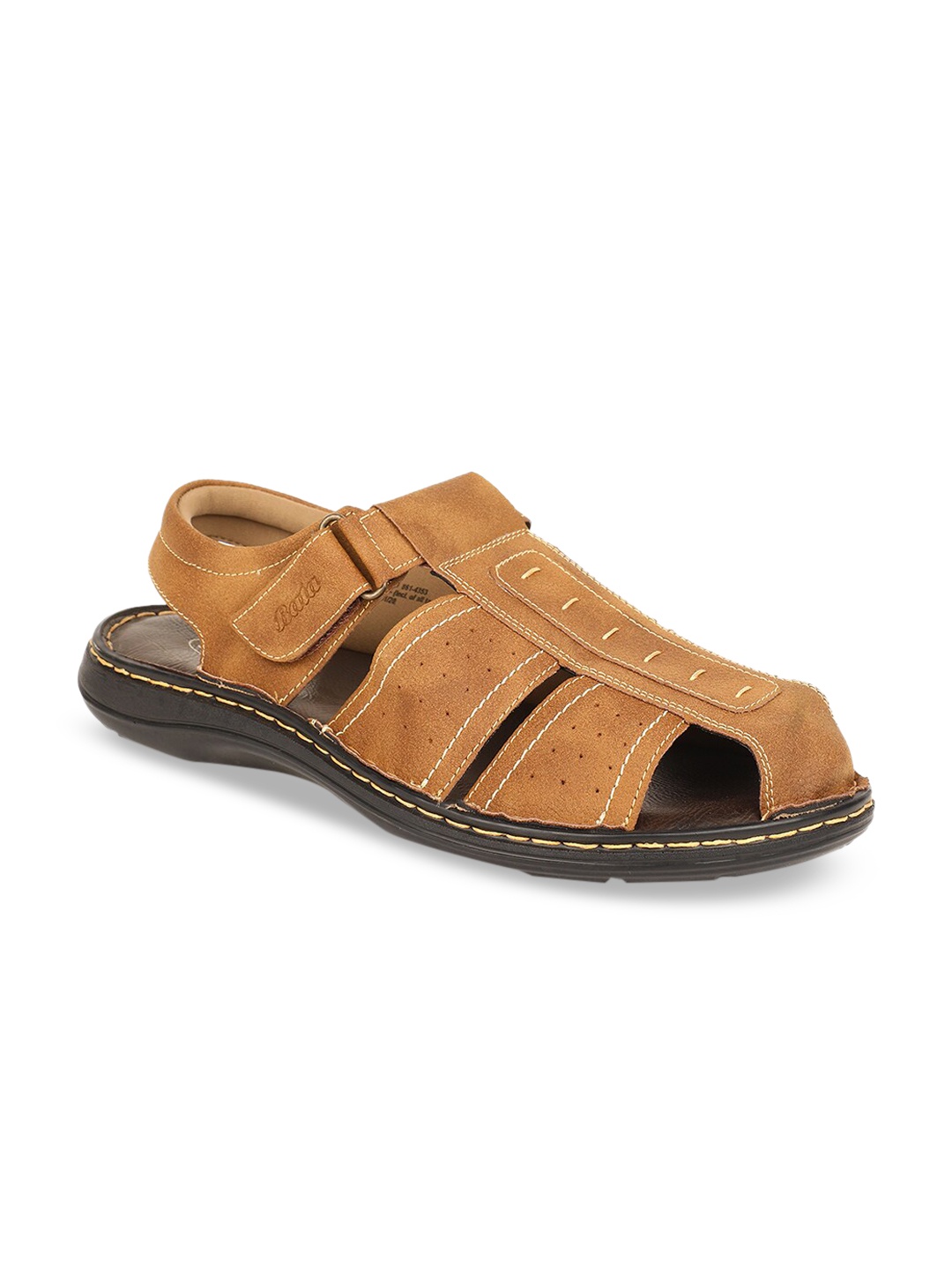 

Bata Men Tan Brown Fisherman Sandals