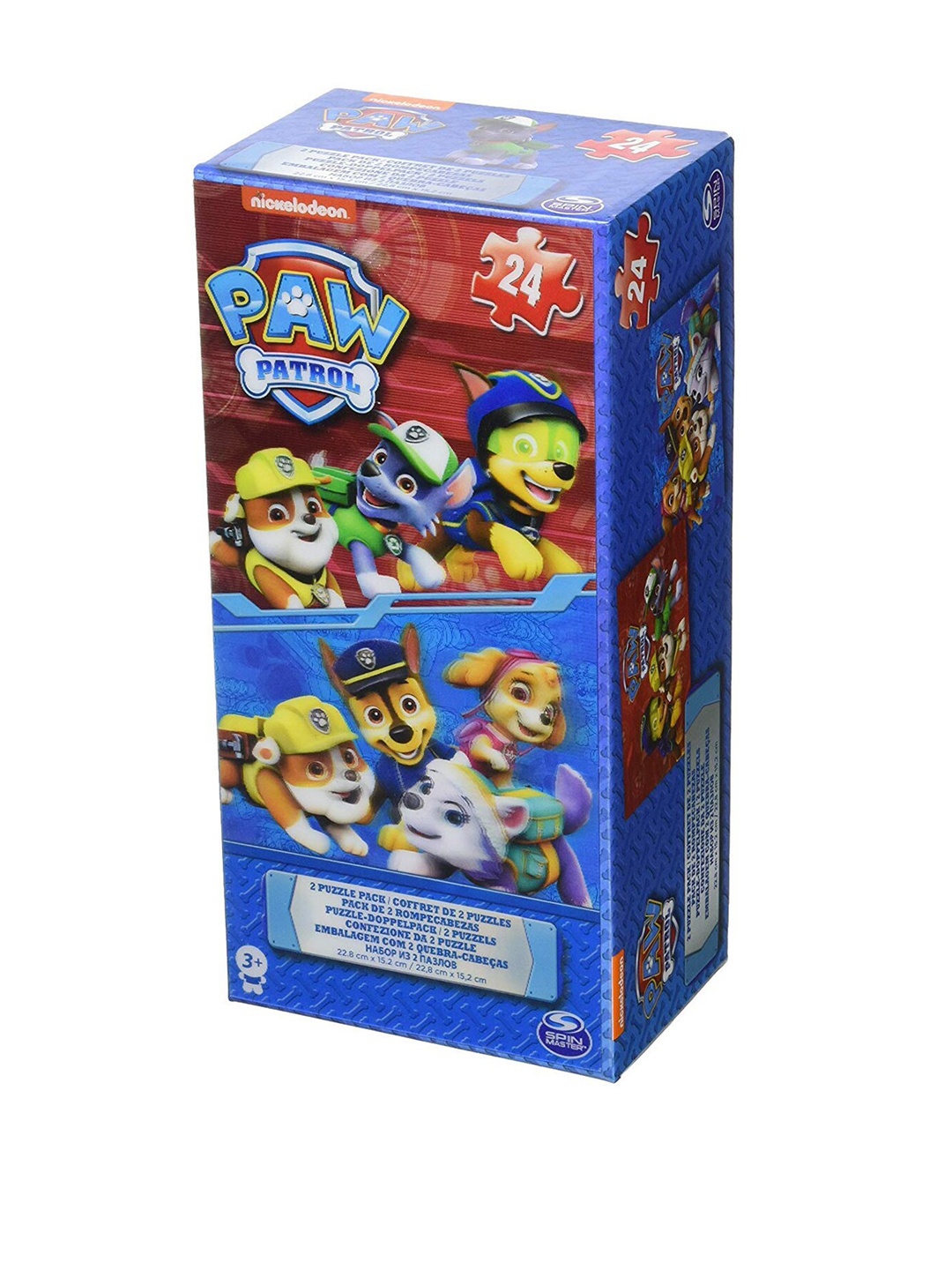 

Paw Patrol Kids Lenticular Cardboard 2 Puzzle Tower Box, Multi