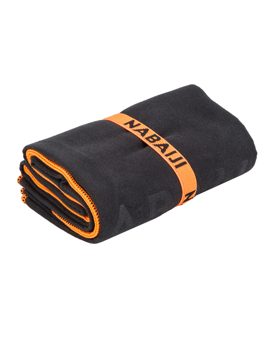 

Nabaiji By Decathlon Black Solid 170 GSM Microfibre Bath Towel