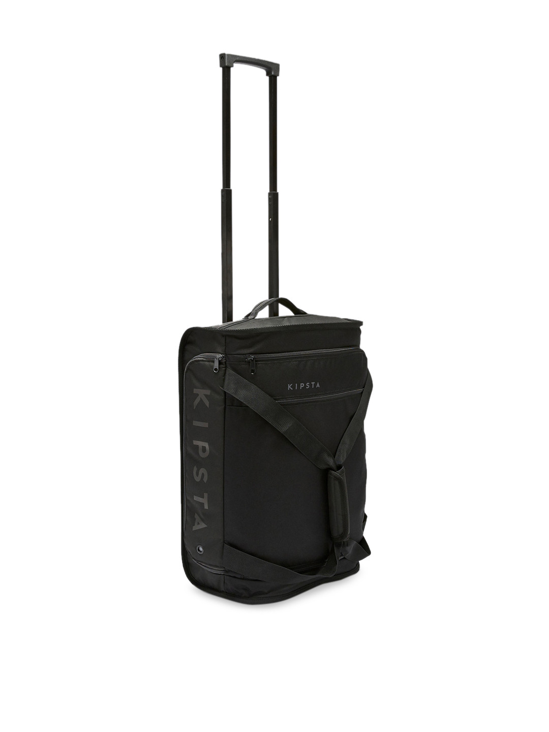 

Kipsta By Decathlon Unisex Black Solid Sports Trolley Bag