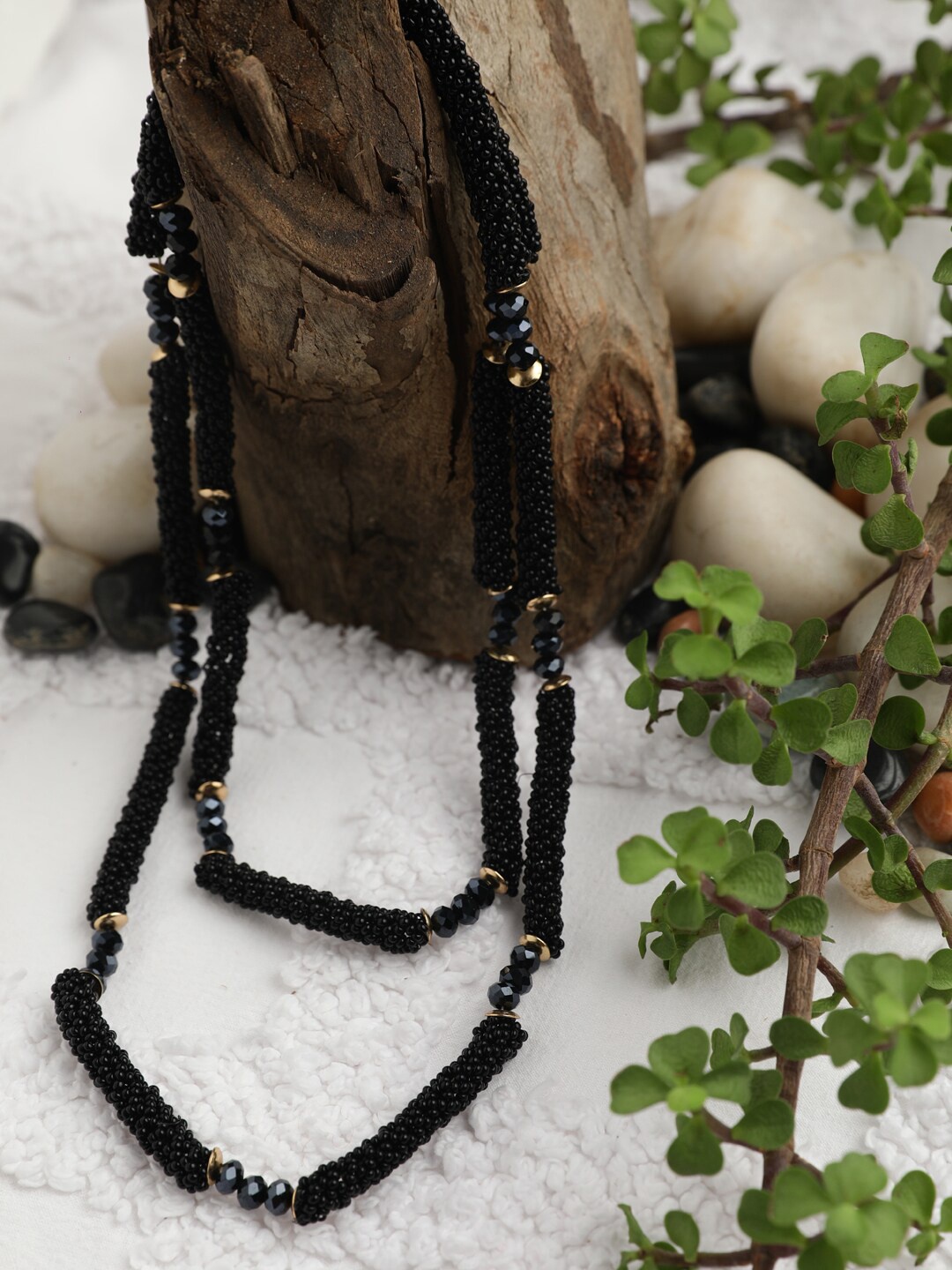 

STREET 9 Black Minimal Handcrafted Necklace