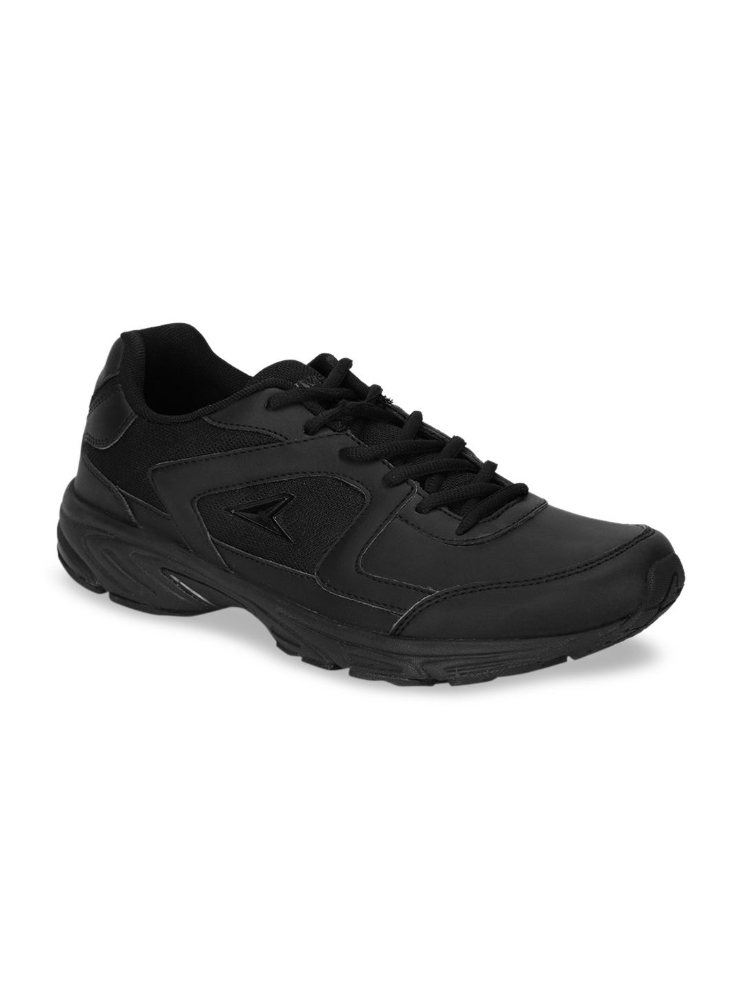 

Bata Men Black Textured Sneakers