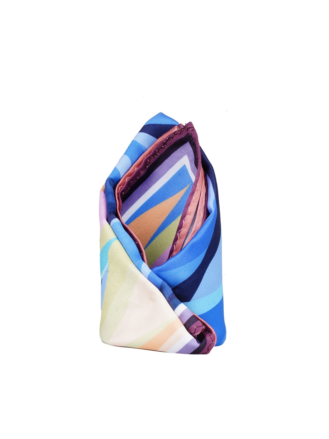 Tossido Men Multicoloured Printed Pocket Square, Multi