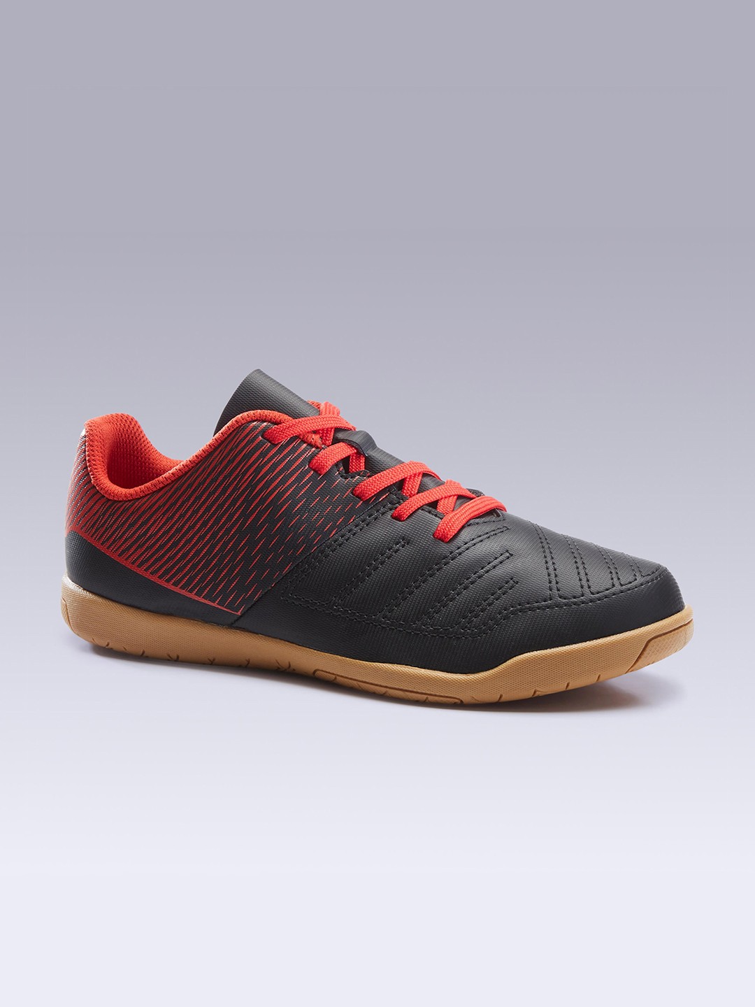 

IMVISO By Decathlon Unisex Kids Black PU Training or Gym Shoes