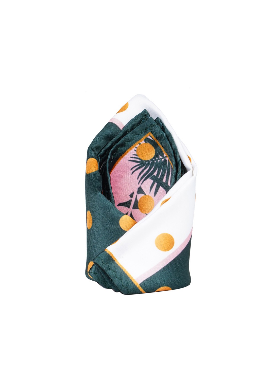 

Tossido Printed Pocket Square, Green