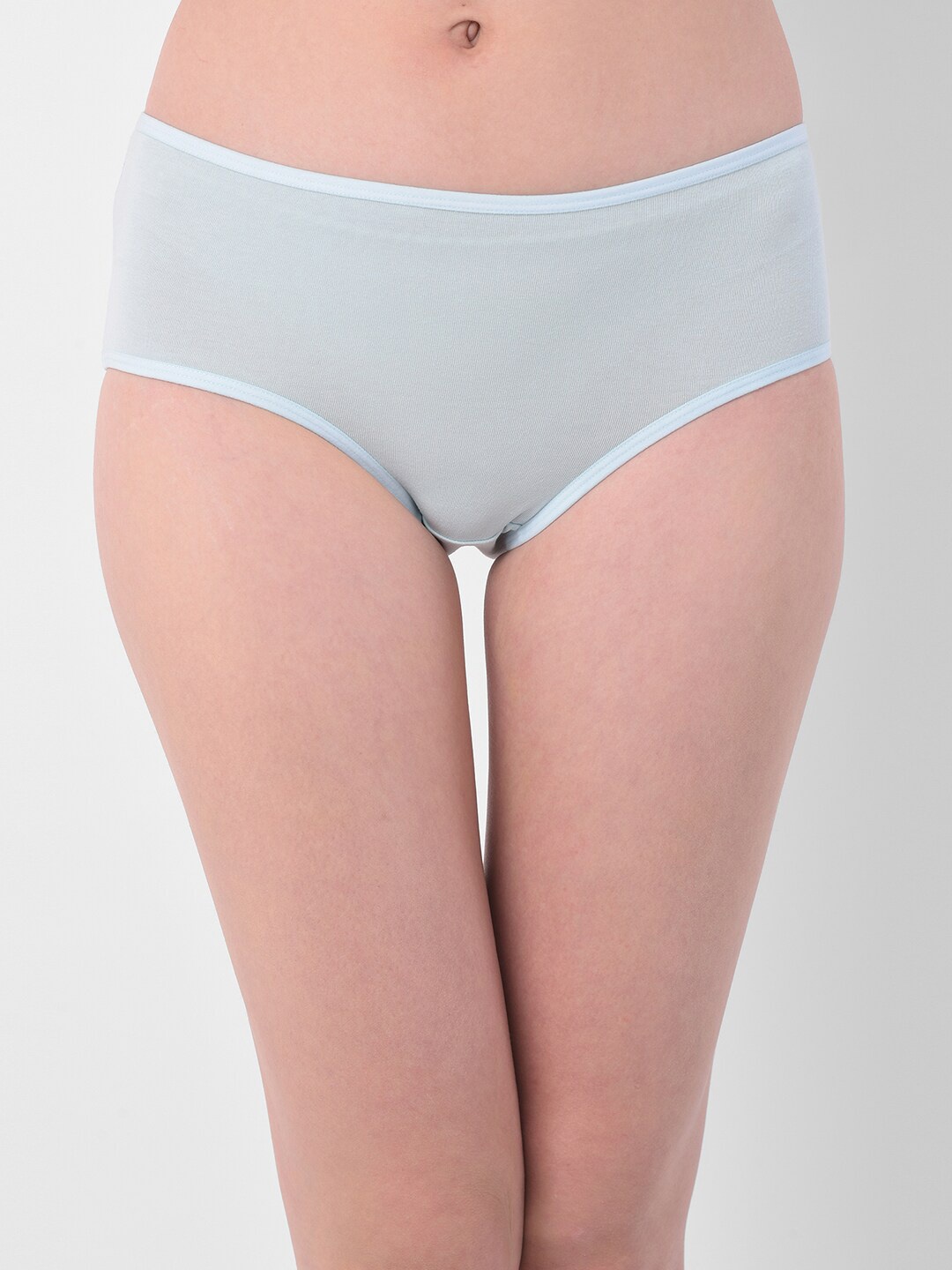 

Clovia Women Blue Solid Hipster Briefs PN3310I03