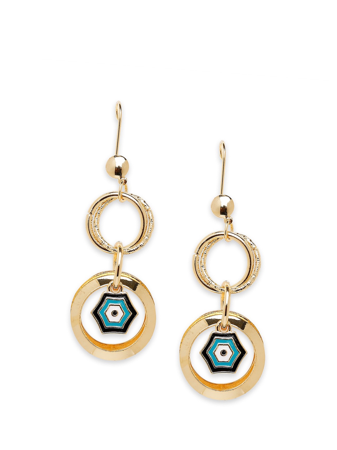 

Moon Dust Gold-Plated Quirky Drop Earrings
