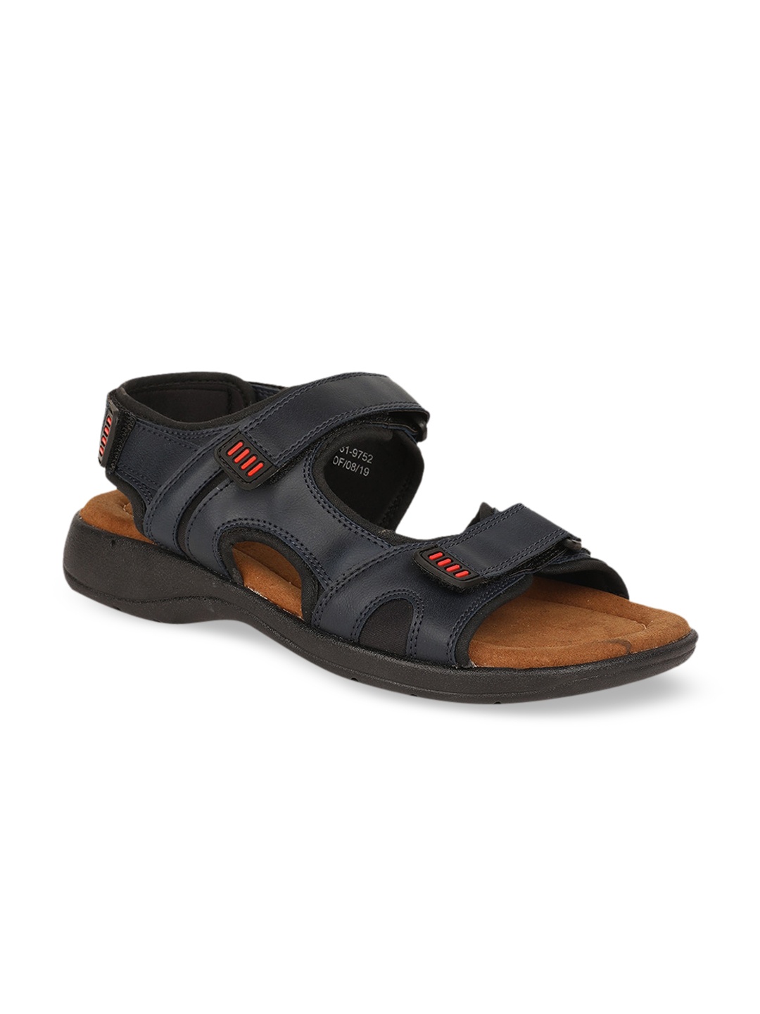 

Bata Men Navy Blue Solid Sports Sandals