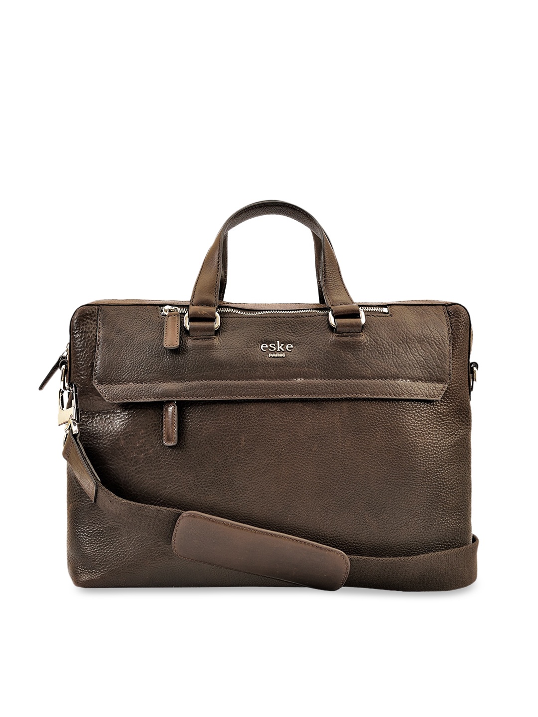 

Eske Men Brown Solid Laptop Bag