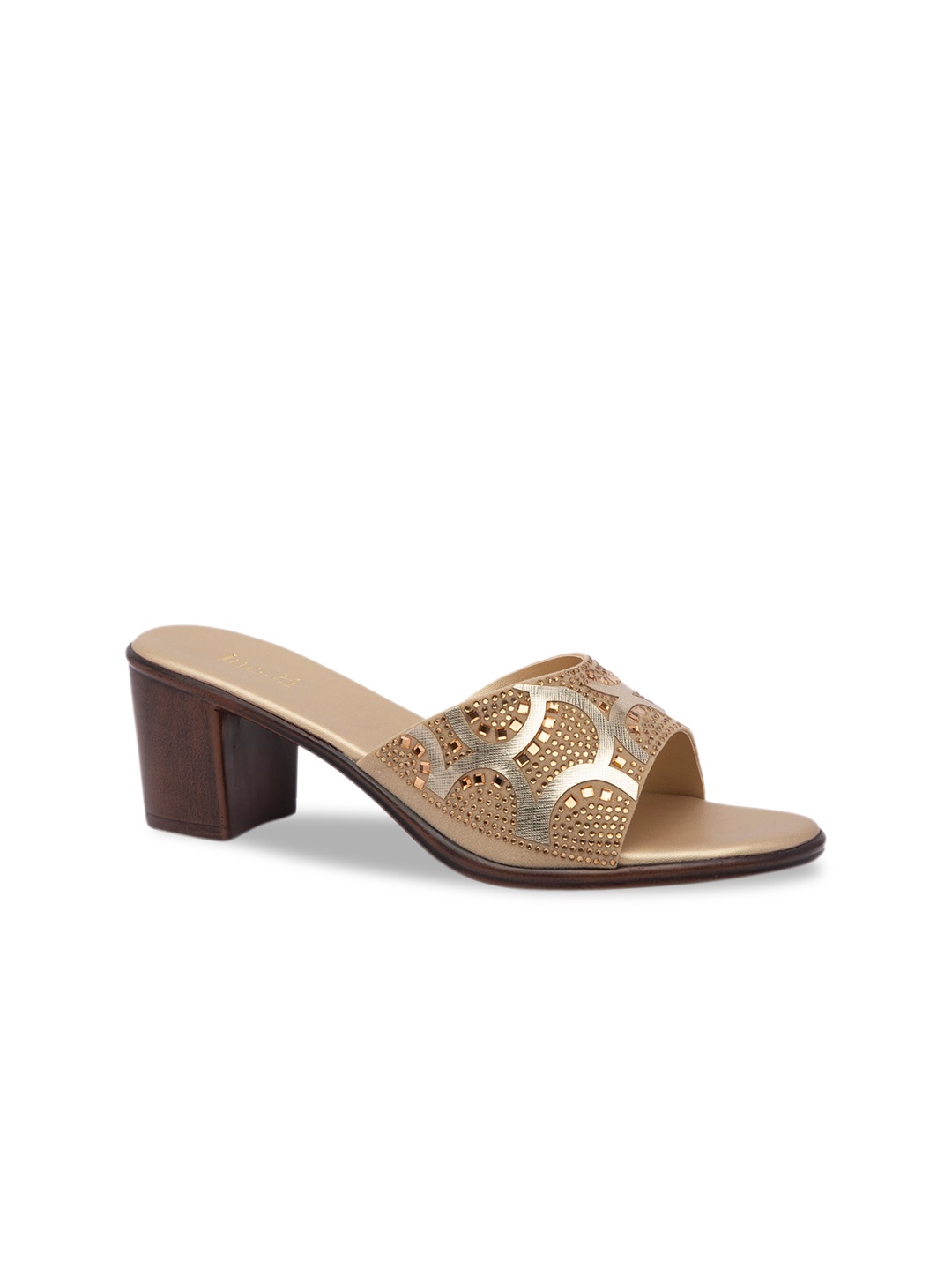 

Inc 5 Women Gold-Toned Textured Heels