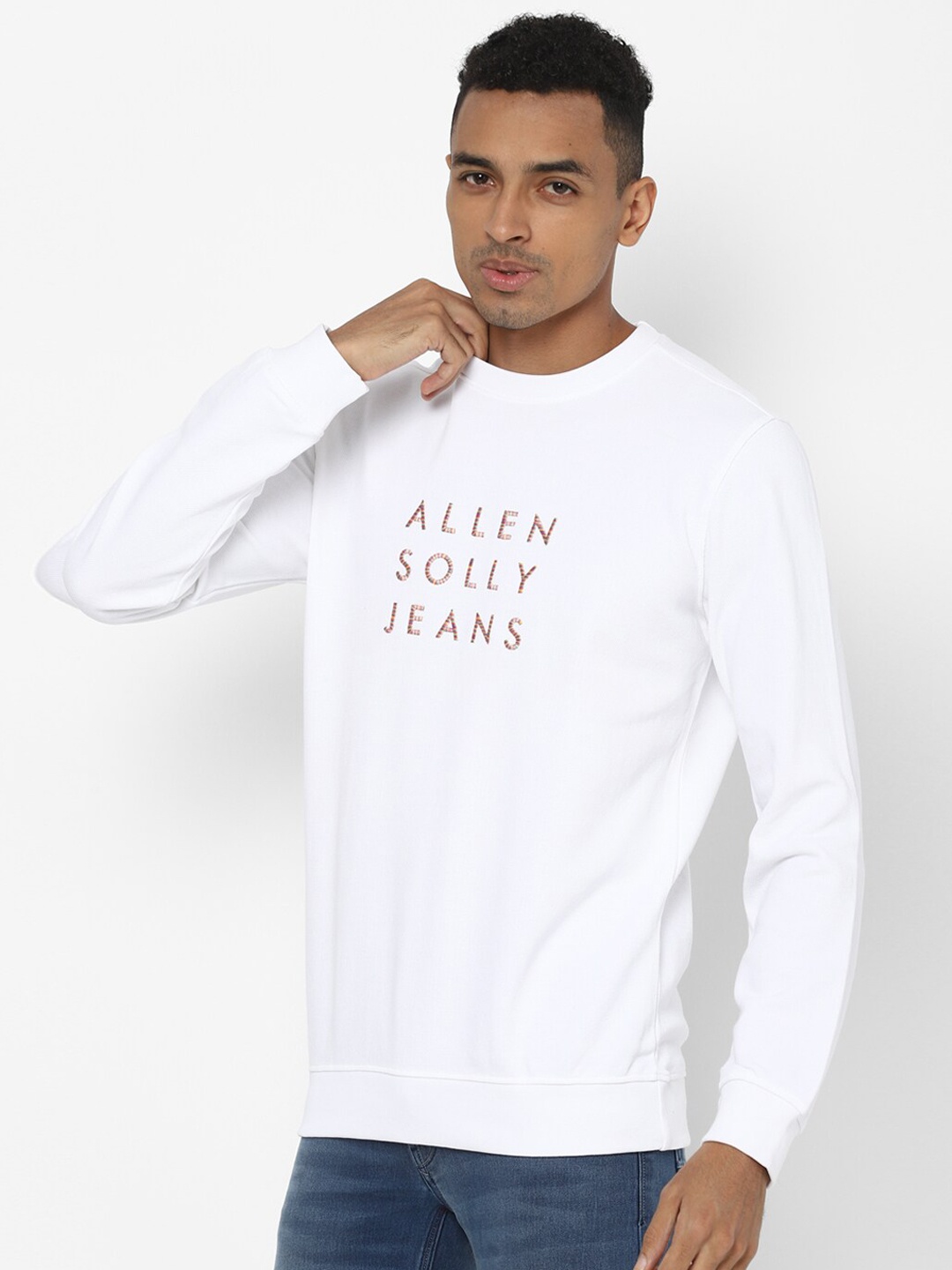 

Allen Solly Sport Men White Printed Sweatshirt