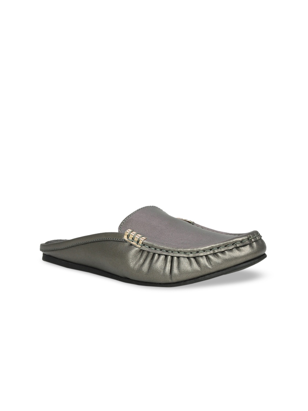 

Inc 5 Women Grey Solid Mules