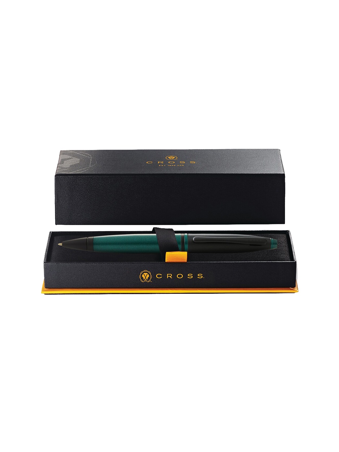Cross Matte Green and Black Lacquer Calais Ballpoint Pen