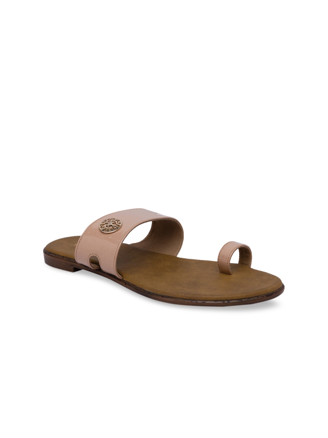 

Rocia Women Beige Solid One Toe Flats