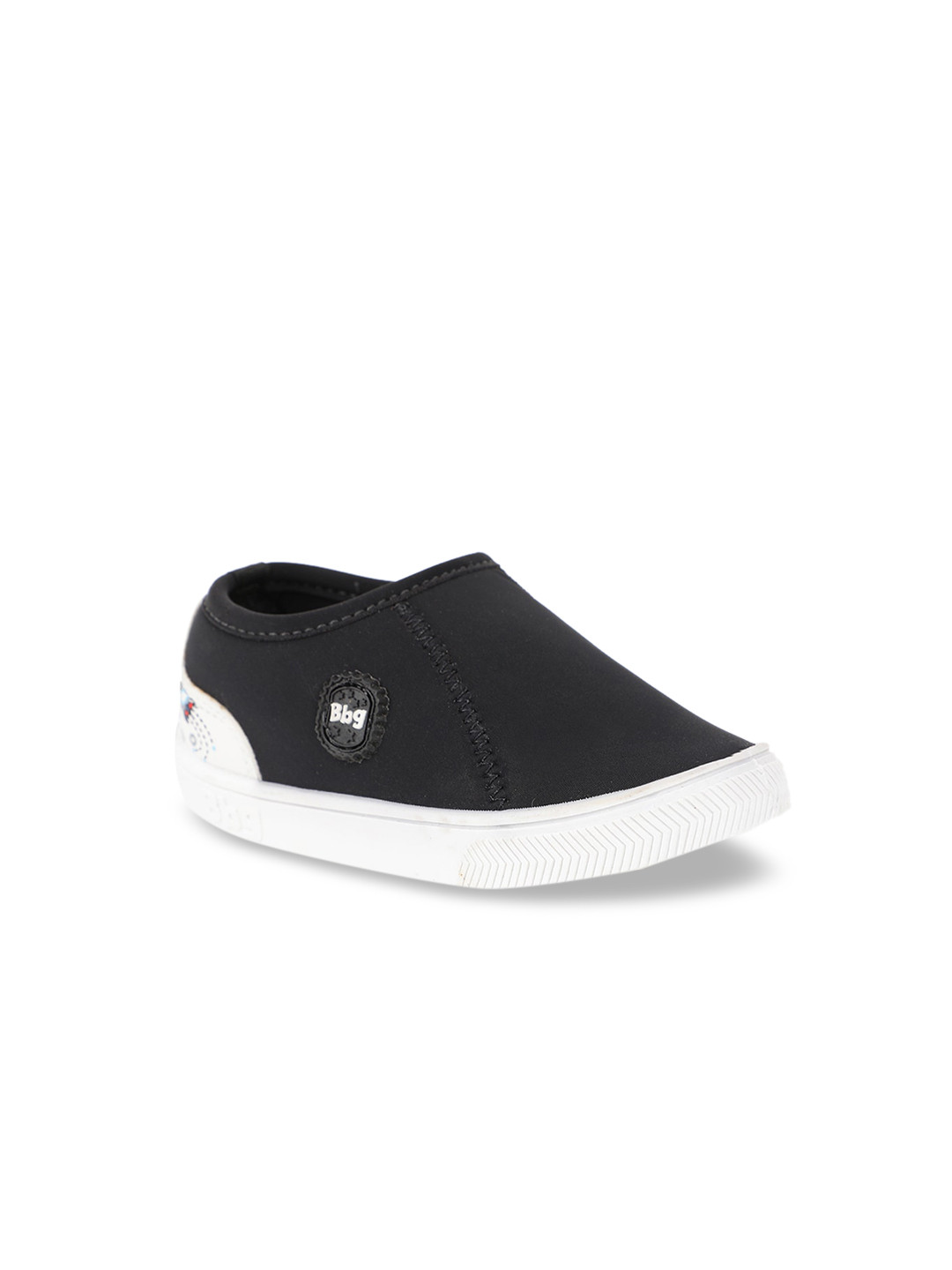 

Bubblegummers Boys Black Slip-On Sneakers