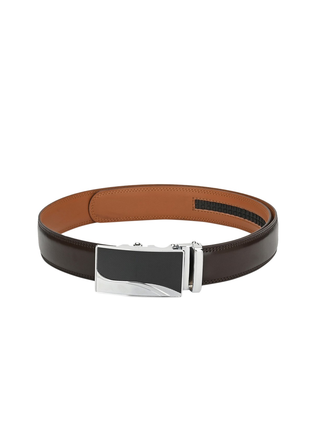 

Pacific Gold Men Brown Solid Belt