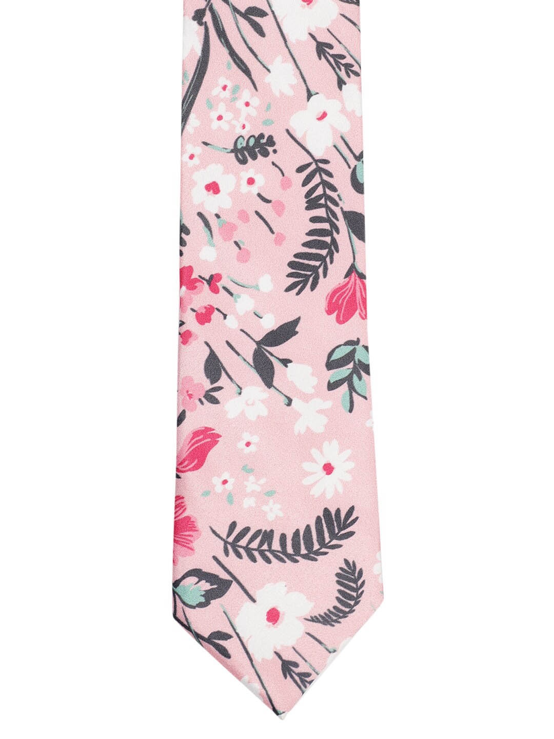 Tossido Men Pink Printed Broad Tie