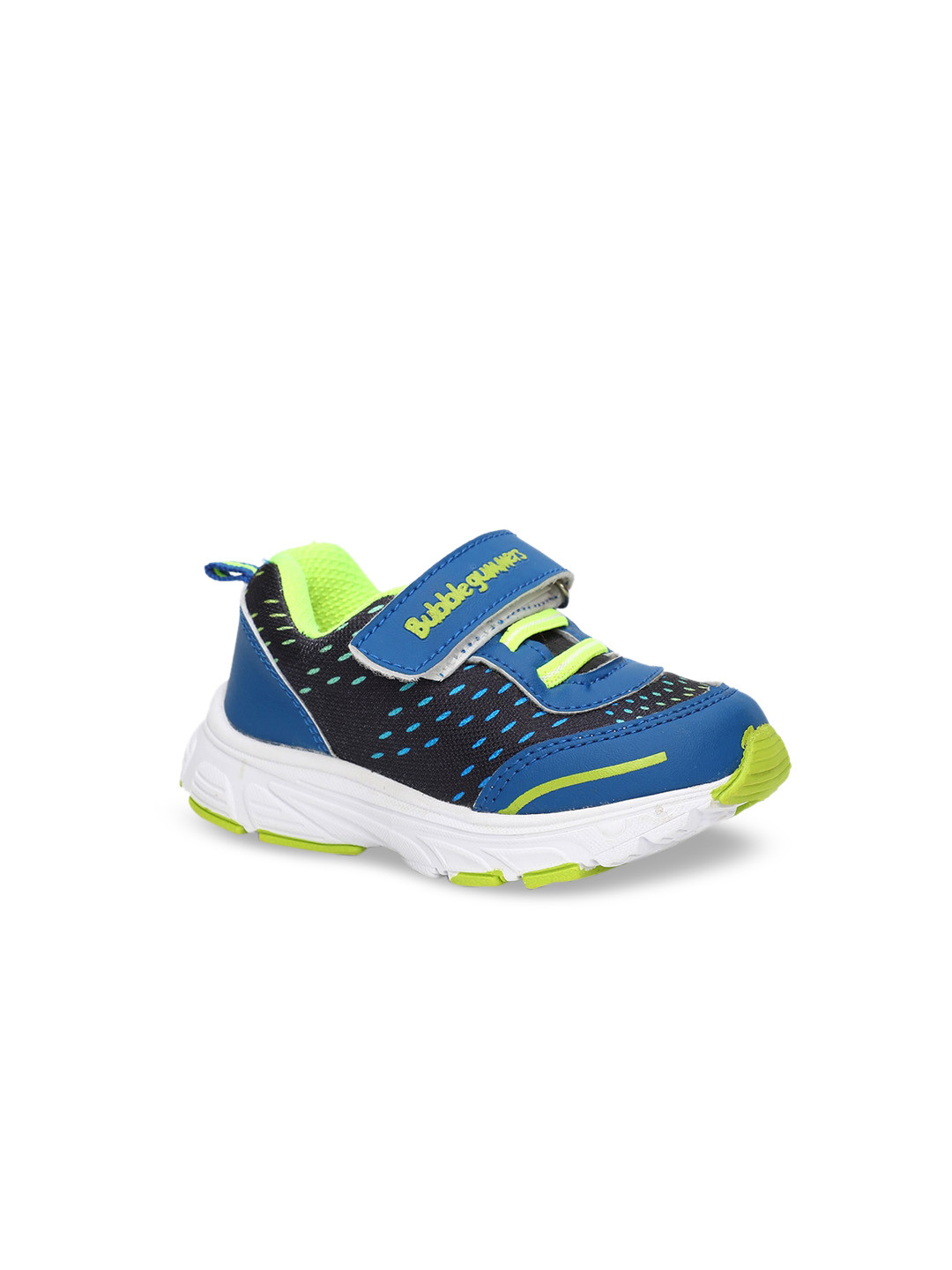 

Bubblegummers Boys Blue Woven Design Sneakers
