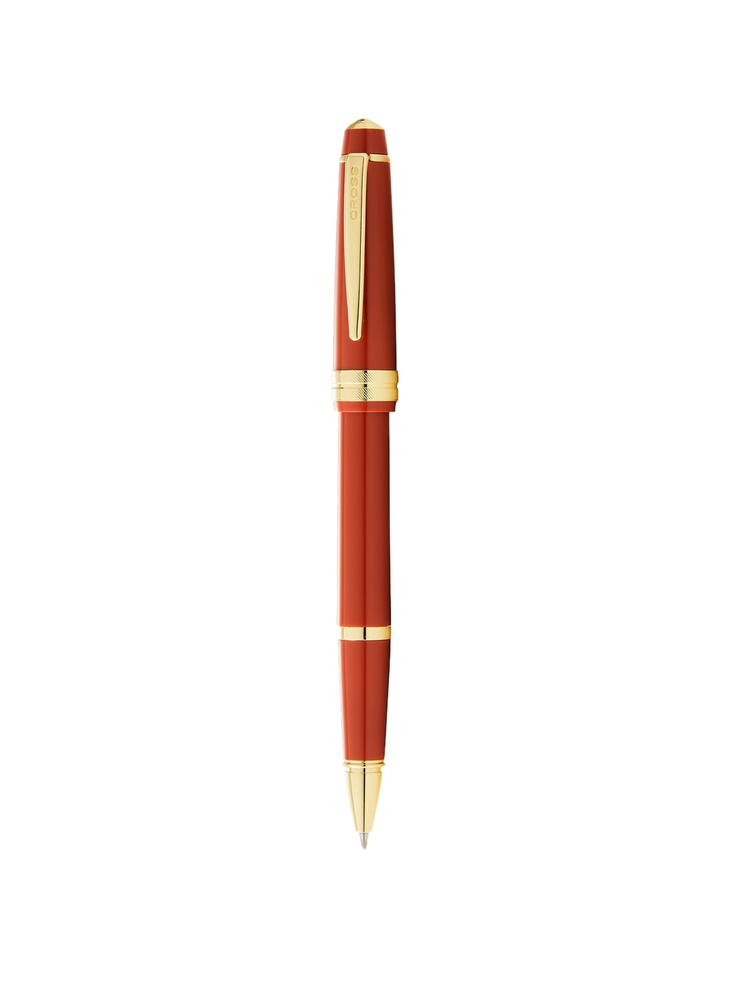 

Cross Polished Amber Resin Bailey Light Rollerball Pen, Orange