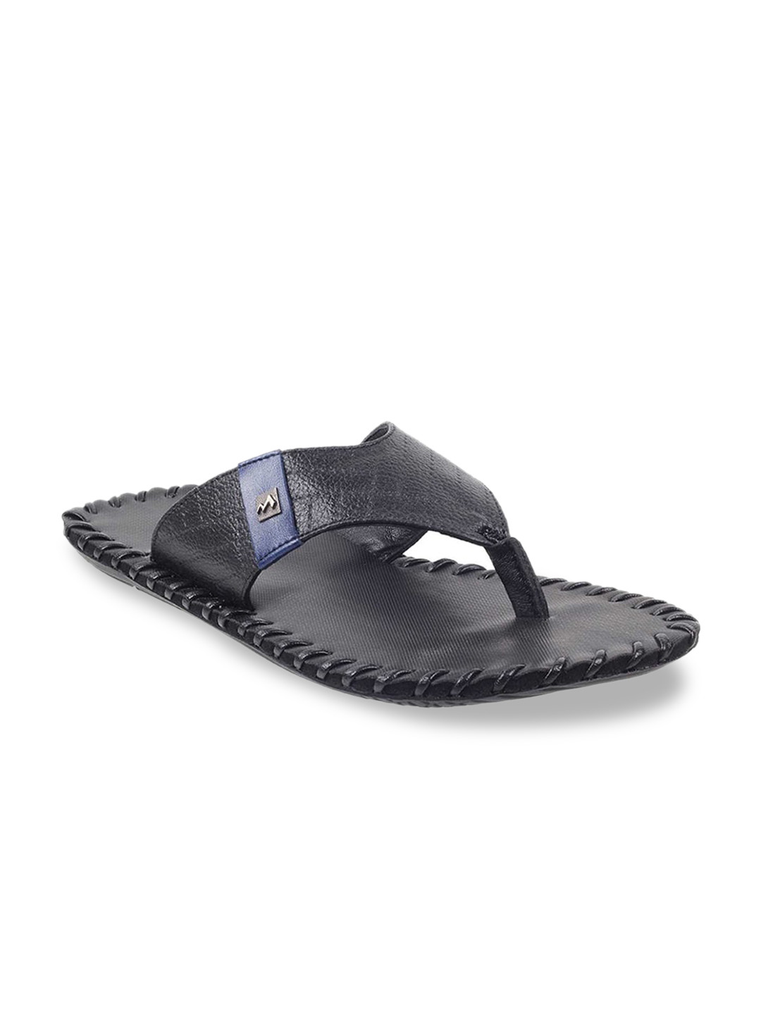 

Metro Men Black Comfort Sandals