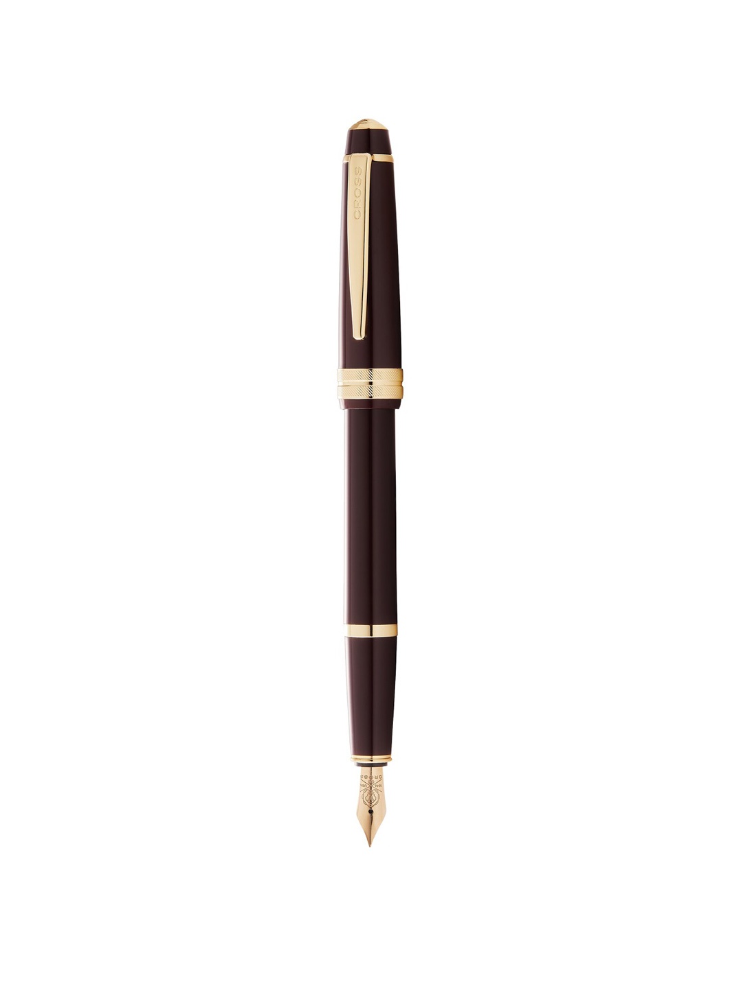 

Cross Polished Burgundy Resin and Gold Tone Bailey Light Fountain Pen