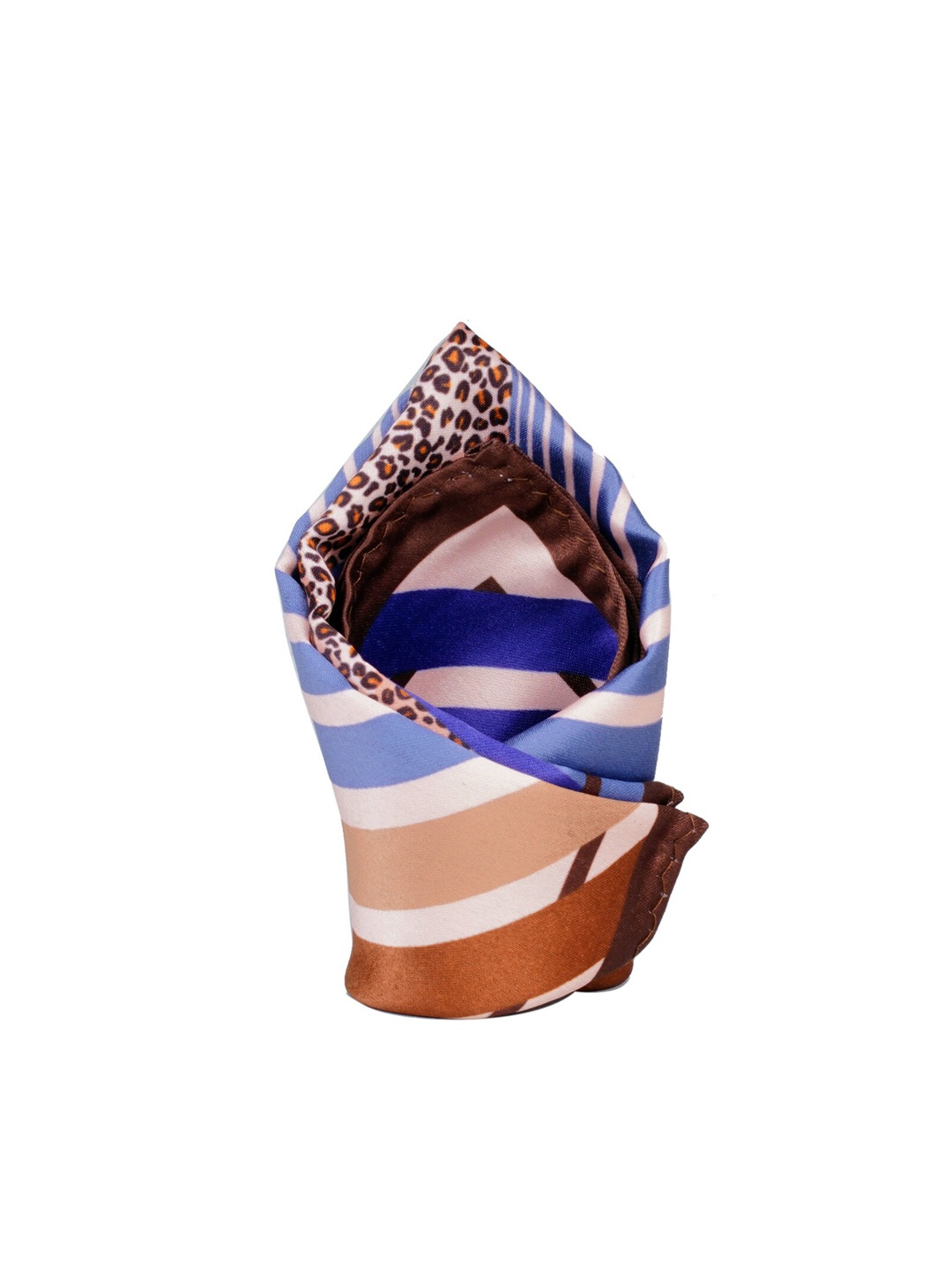 Tossido Men Multicoloured Printed Pocket Square, Multi