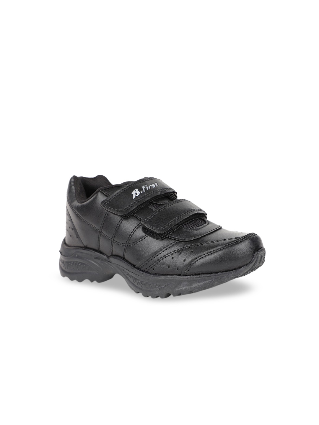 

Bata Boys Black Solid Sneakers