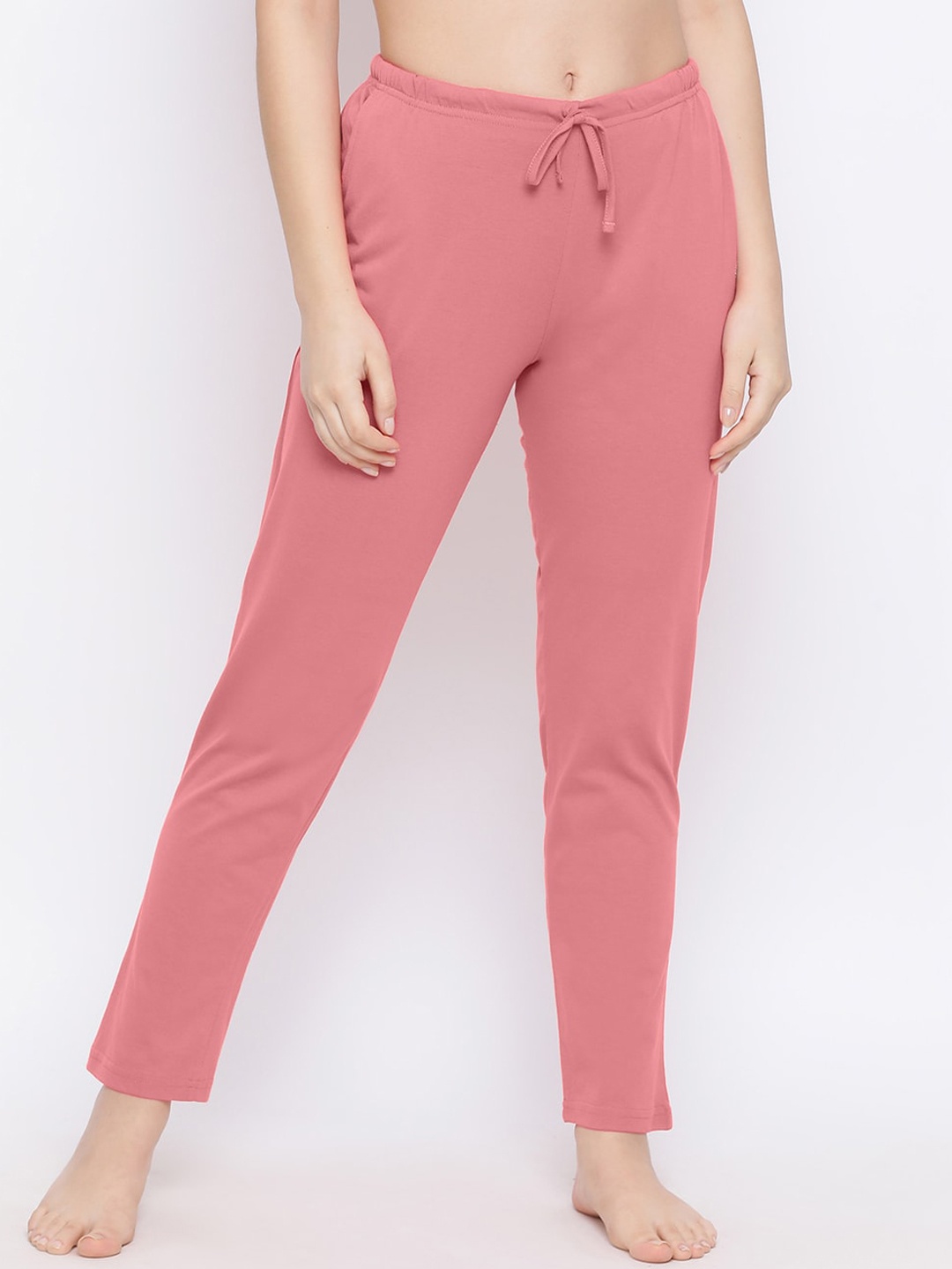 

Kanvin Women Peach Solid Lounge Pants