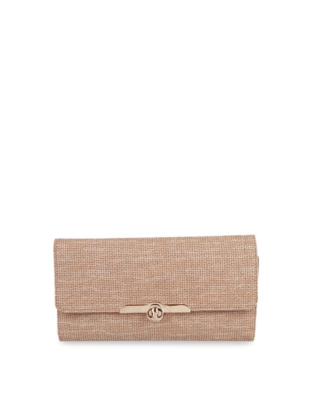

Metro Beige Solid Clutch