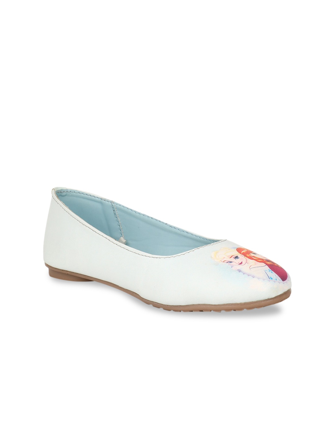 

Disney Girls Blue Frozen Printed Ballerinas