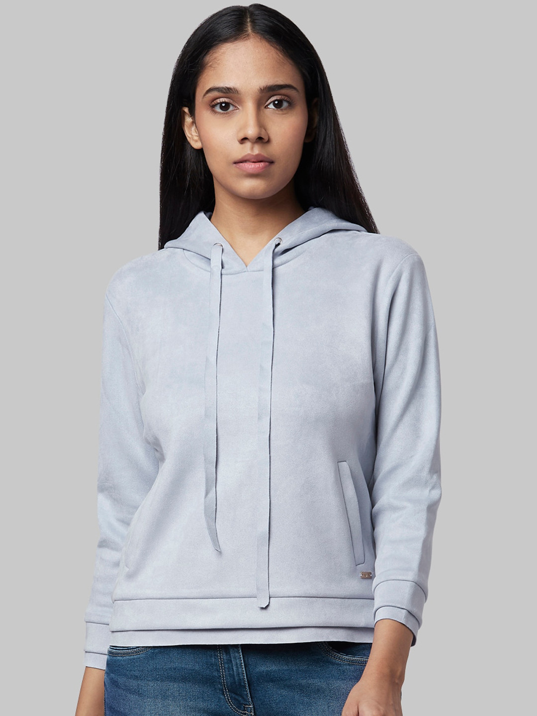 

Park Avenue Woman Blue Solid Tailored Jacket