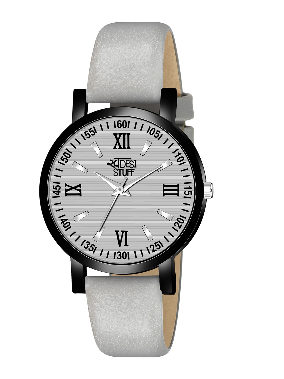 

SWADESI STUFF Girls Grey Leather Analogue Watch SDS 121 GREY