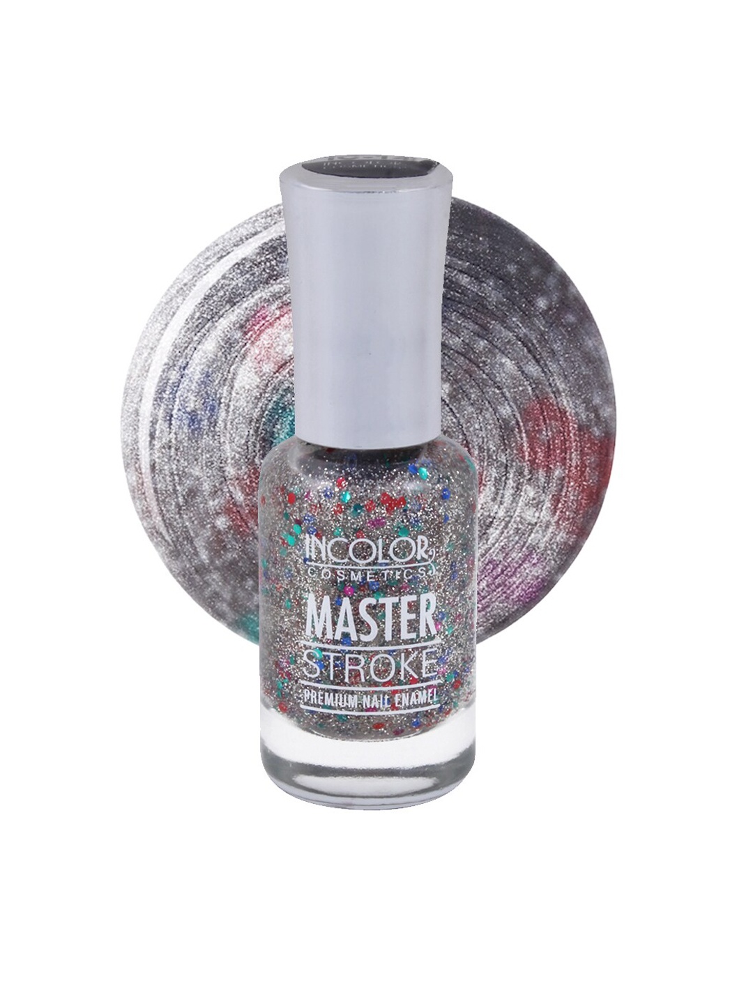 

Incolor Master Stroke Premium Nail Enamel 14, Silver