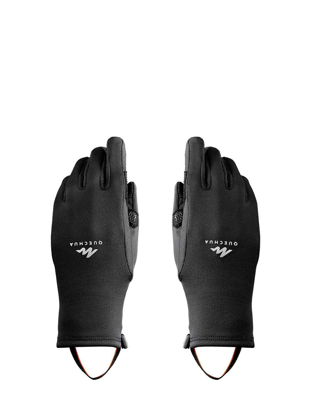 

Quechua By Decathlon Kids Hiking Touchscreen Compatible Stretch Gloves SH500, Black