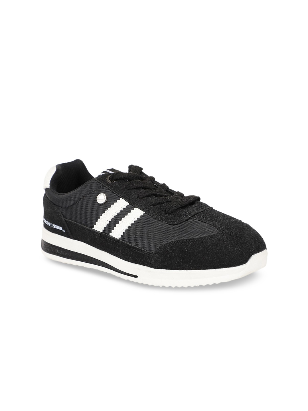 

North Star Women Black Striped Sneakers