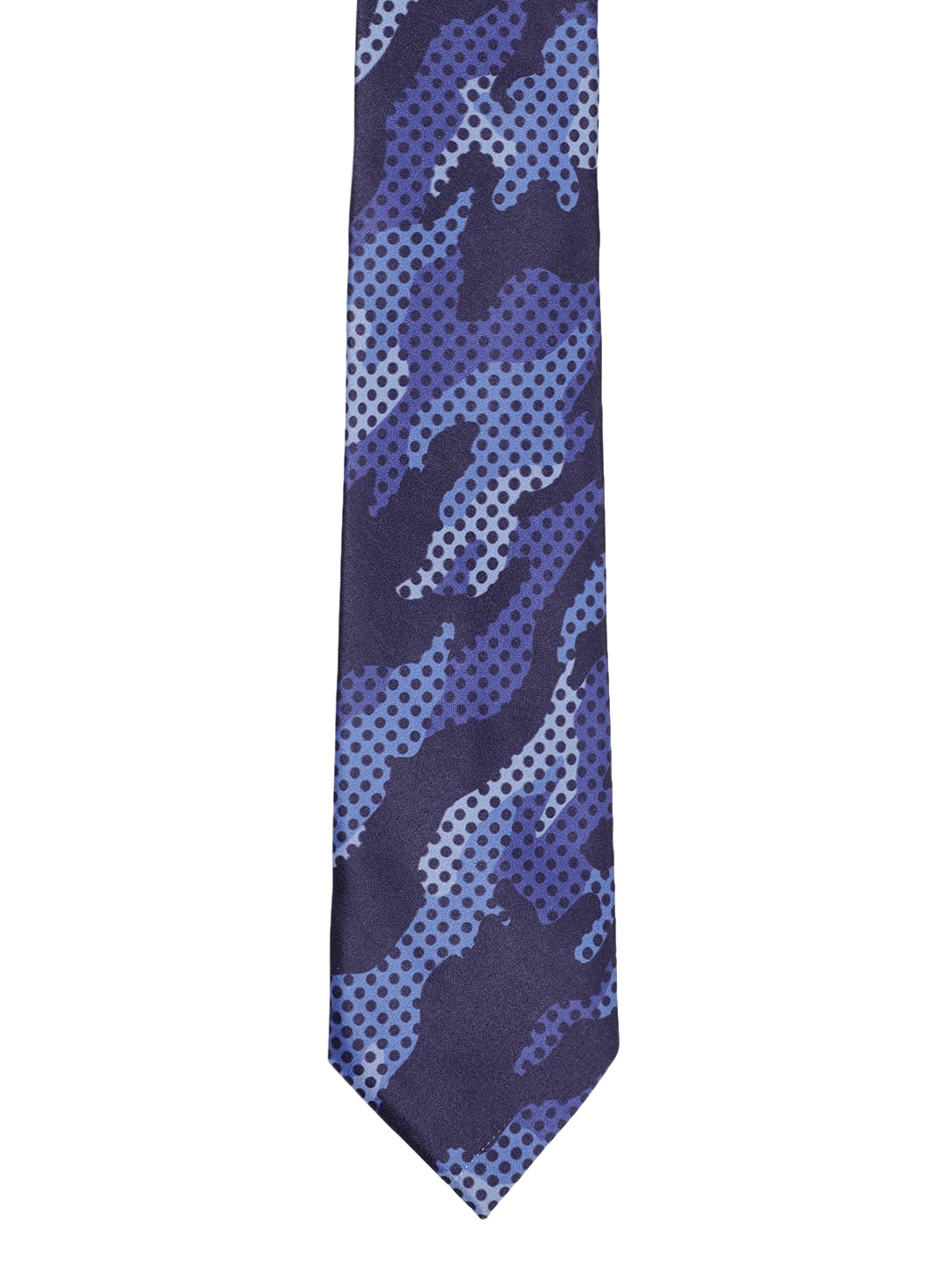 

Tossido Blue Printed Broad Tie